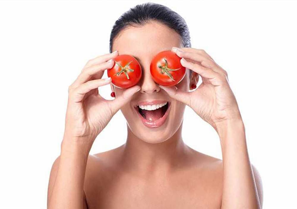 Tomato skin cleanser
