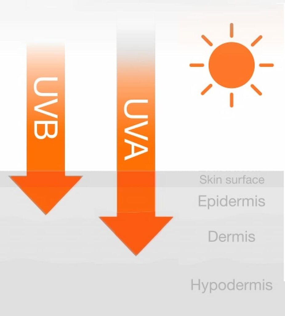 types of ultraviolet radiation